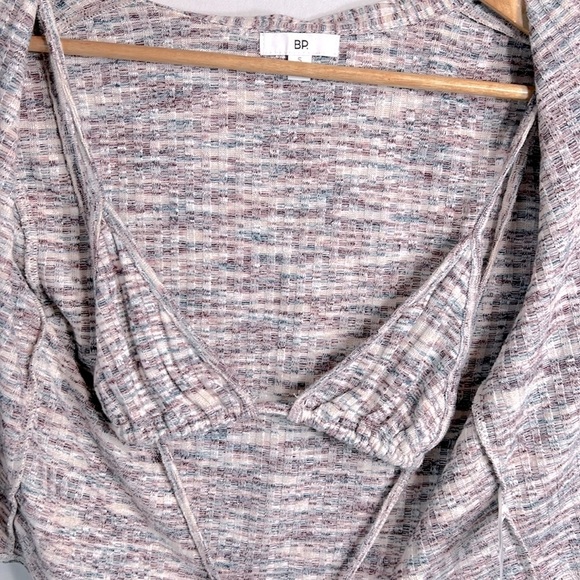 BP Space Dye Button-Up Crop Cardigan and String Bikini Style Top size S - Picture 4 of 9